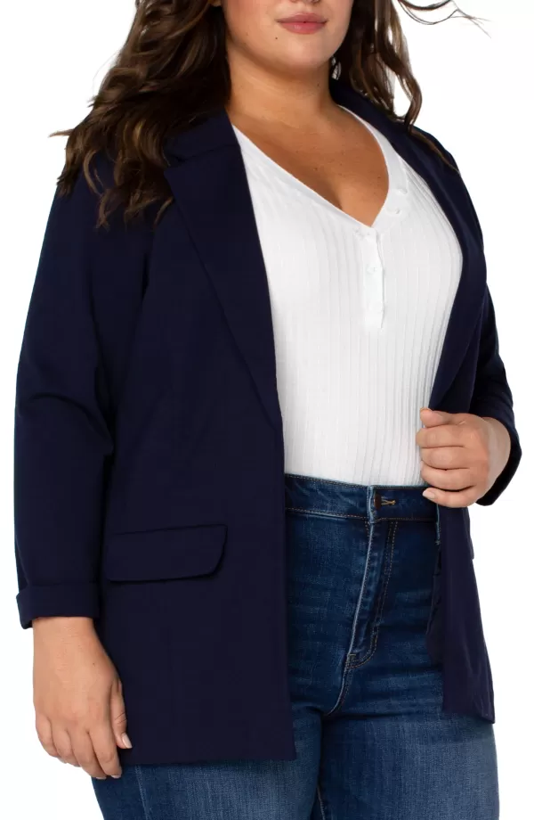 Women Liverpool Los Angeles Boyfriend Blazer With Princess Dart