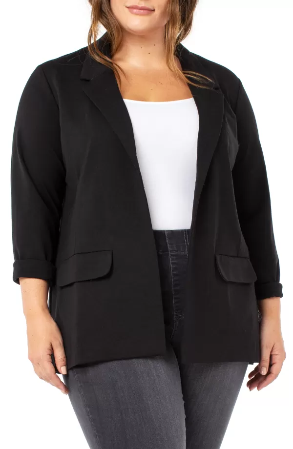 Women Liverpool Los Angeles Boyfriend Blazer With Princess Dart Super Stretch Ponte