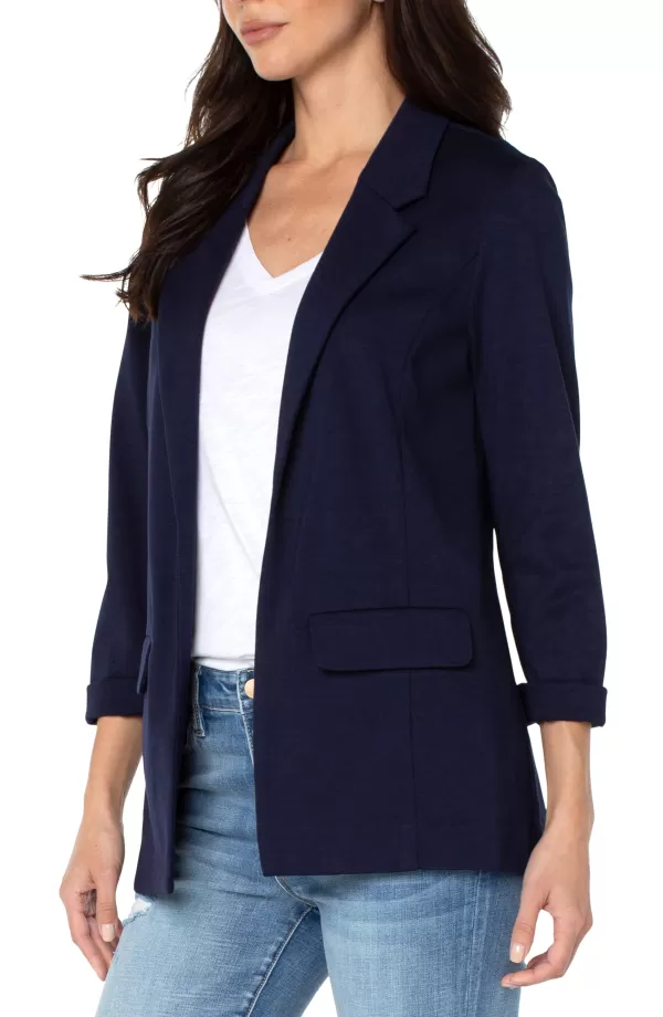 Women Liverpool Los Angeles Boyfriend Blazer With Princess Darts