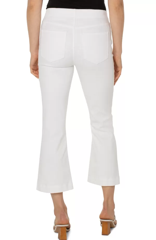 Women Liverpool Los Angeles Chloe Crop Flare With Welt Pockets