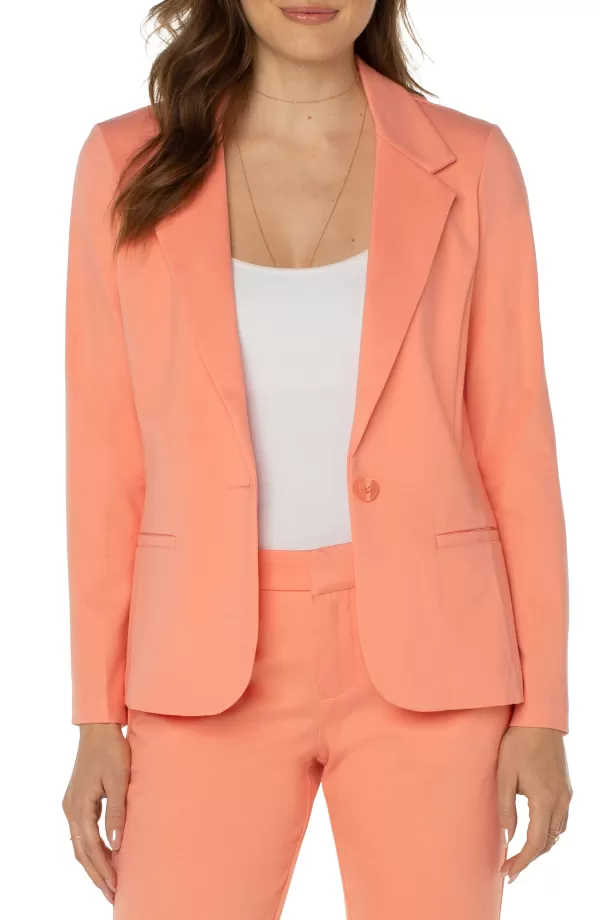 Women Liverpool Los Angeles Fitted Blazer Super Stretch Ponte