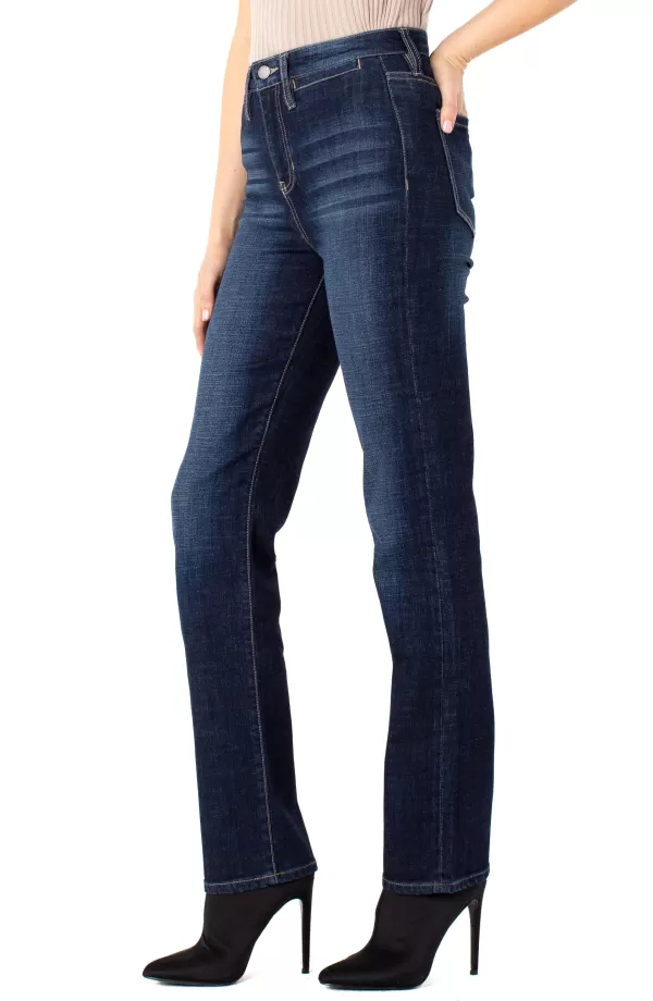 Women Liverpool Los Angeles Kennedy Straight Hi-Rise With Welt Pockets