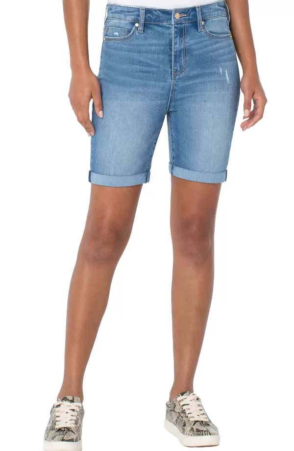 Women Liverpool Los Angeles Kristy Hi-Rise Double Rolled Short Eco