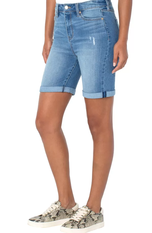 Women Liverpool Los Angeles Kristy Hi-Rise Double Rolled Short Eco