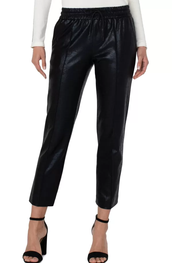 Women Liverpool Los Angeles Pull On Ankle Trouser With Pin Tucks