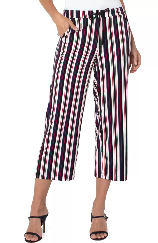 Women Liverpool Los Angeles Pull On Wide Leg Crop Trouser