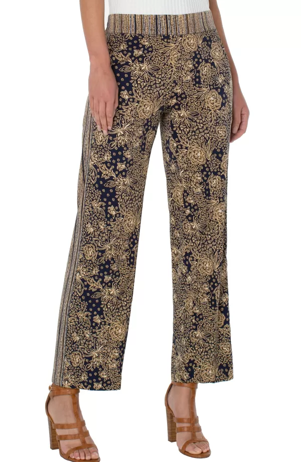 Women Liverpool Los Angeles Pull-On Easy Fit Pant With Elastic Back Waist