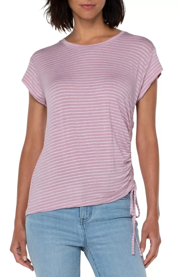 Women Liverpool Los Angeles Scoop Neck Tee With Side Detail