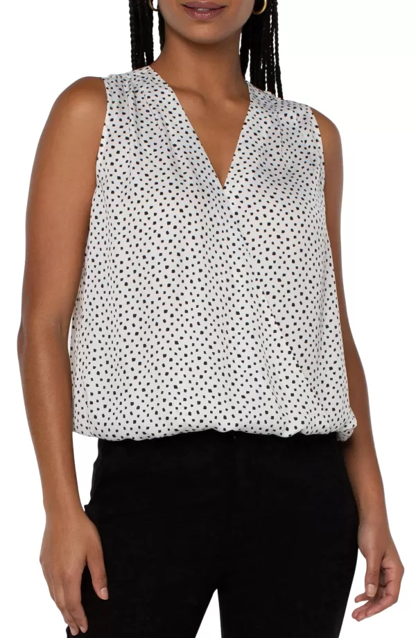 Women Liverpool Los Angeles Sleeveless V-Neck Blouse