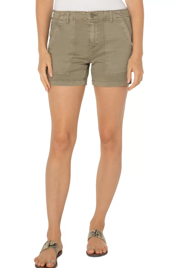 Women Liverpool Los Angeles Utility Short With Flap Pockets