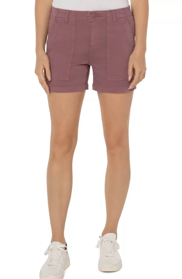 Women Liverpool Los Angeles Utility Short With Flap Pockets