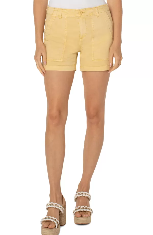 Women Liverpool Los Angeles Utility Short With Flap Pockets