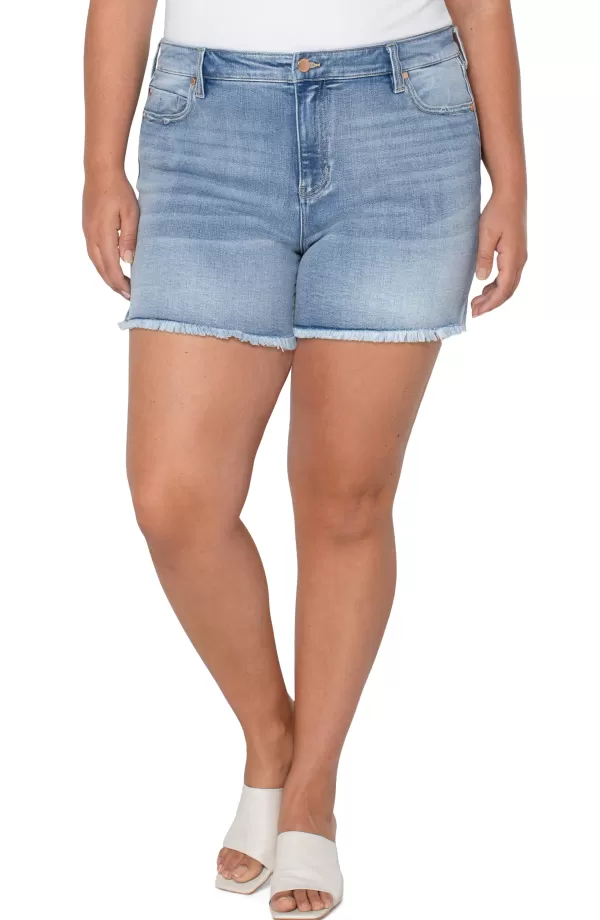 Women Liverpool Los Angeles Vickie Fray Hem Short