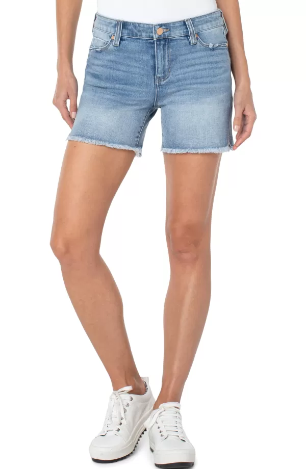 Women Liverpool Los Angeles Vickie Fray Hem Short