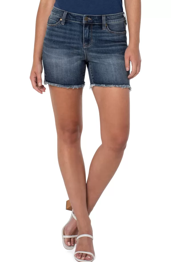 Women Liverpool Los Angeles Vickie Fray Hem Short Eco